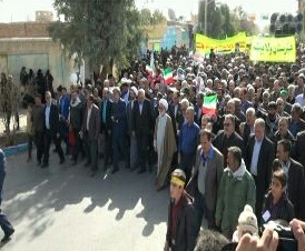 حضور گسترده مردم راور در راهپیمایی ۲۲ بهمن