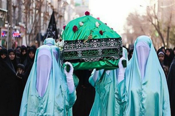 تشییع نمادین حضرت فاطمه زهرا(س) در راور برگزار می شود